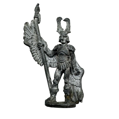 Wind Lord (Ral Partha) 1979 Lead Miniature, Unpainted, 80s Paladin w/Wings - Picture 3 of 5