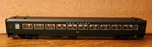 New Haven RR Osgood Bradley American Flyer Coach 8264 with Kadee Rapido HO Scale - Picture 4 of 9