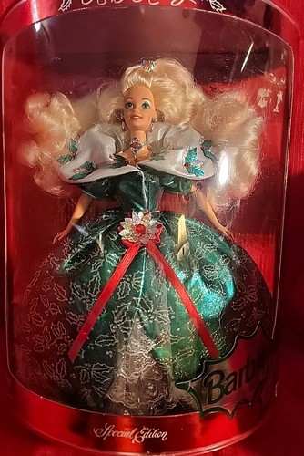 1995 Happy Holidays Special Edition Barbie Mattel 14123  - Bild 1 von 5
