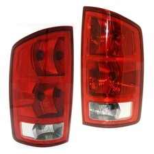 Tail Light Left Right Clear Red Lens for Dodge Ram 1500 2002-2006