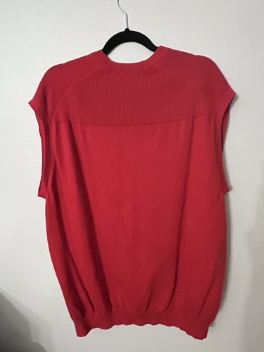 Cutter & Buck Louisville Cardinals Sweater Vest Red With Cardinal Logo M Sz XXL - Picture 4 of 10