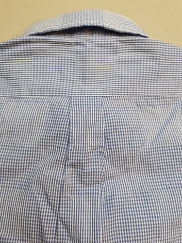 HACKETT Jungen 9-10 Jahre Seersucker Patchwork Gingham Hemd (NEU) blau Kragen - Bild 20 von 22