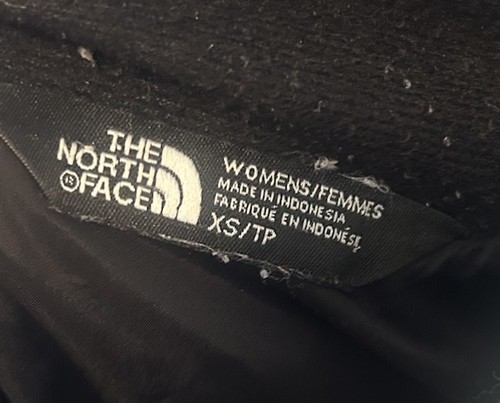Women’s North Face Black XS Windbreaker Puffer Full Zip Polyester Jacket - Picture 8 of 9