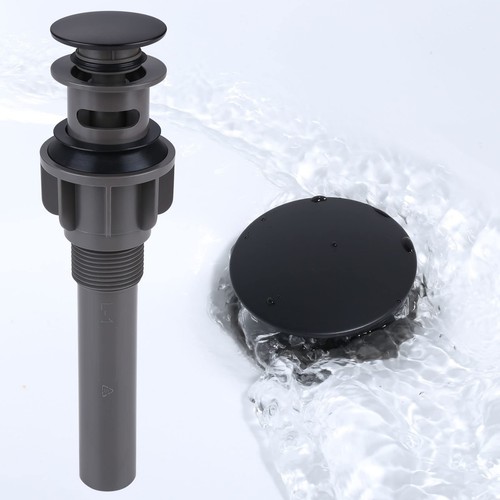 Bathroom Sink Drain, Pop Up Drain Stopper for Bathroom Sink and RV Sink, with...