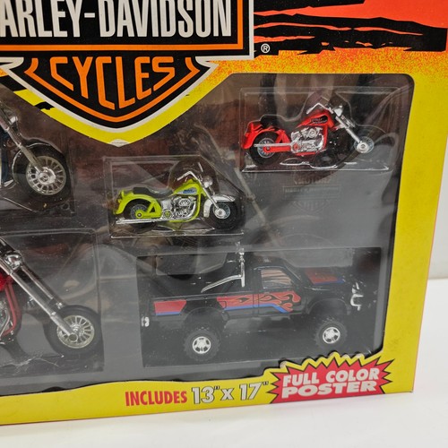 Matchbox Harley-Davidson Cycles Gift Set 5-Pack Vintage 1994 New Damaged Box - Picture 4 of 12