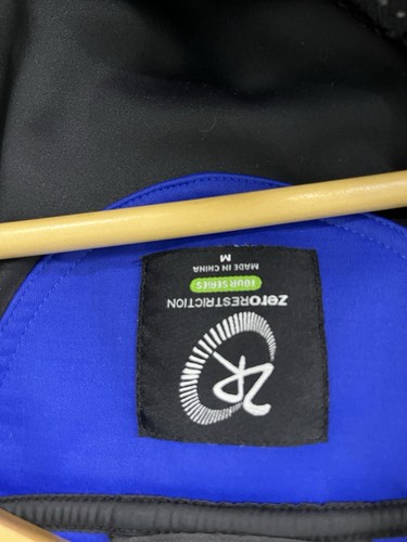 Zero Restriction Tour Series 1/4 Zip Pullover Men’s M Black/blue Stretch Golf - Picture 6 of 8