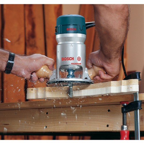 Bosch 1617EVS46 120V 2.25 HP Electronic Fixed-Base Router Certified Refurbished - Picture 3 of 9