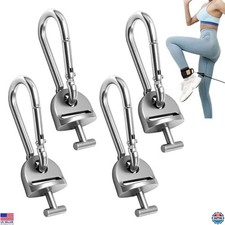 4 Pair T Lock Adapter with Snap Hooks for Tonal Gym Shelf & Cable Machine Use