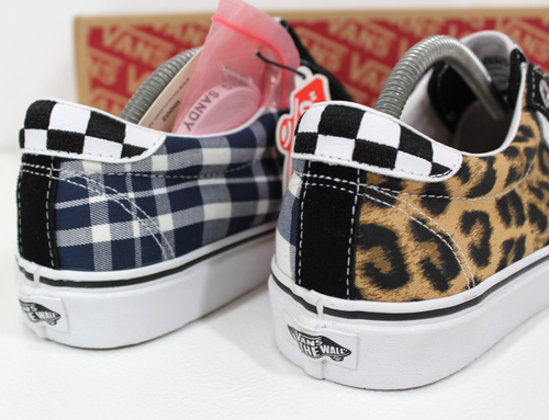 Vans x Sandy Liang Sport Bayside Leopard-Tartan Trainers UK 8.5 US 9.5 EU 42.5 - Picture 15 of 24