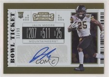 2019 Panini Contenders Draft Picks Bowl Ticket /99 Jalin Moore Jr Rookie Auto RC