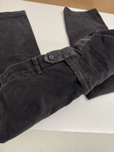 Marks & Spencer Luxury Lycra Cord Corduroy 36W 31L - Charcoal/Black - Picture 3 of 6