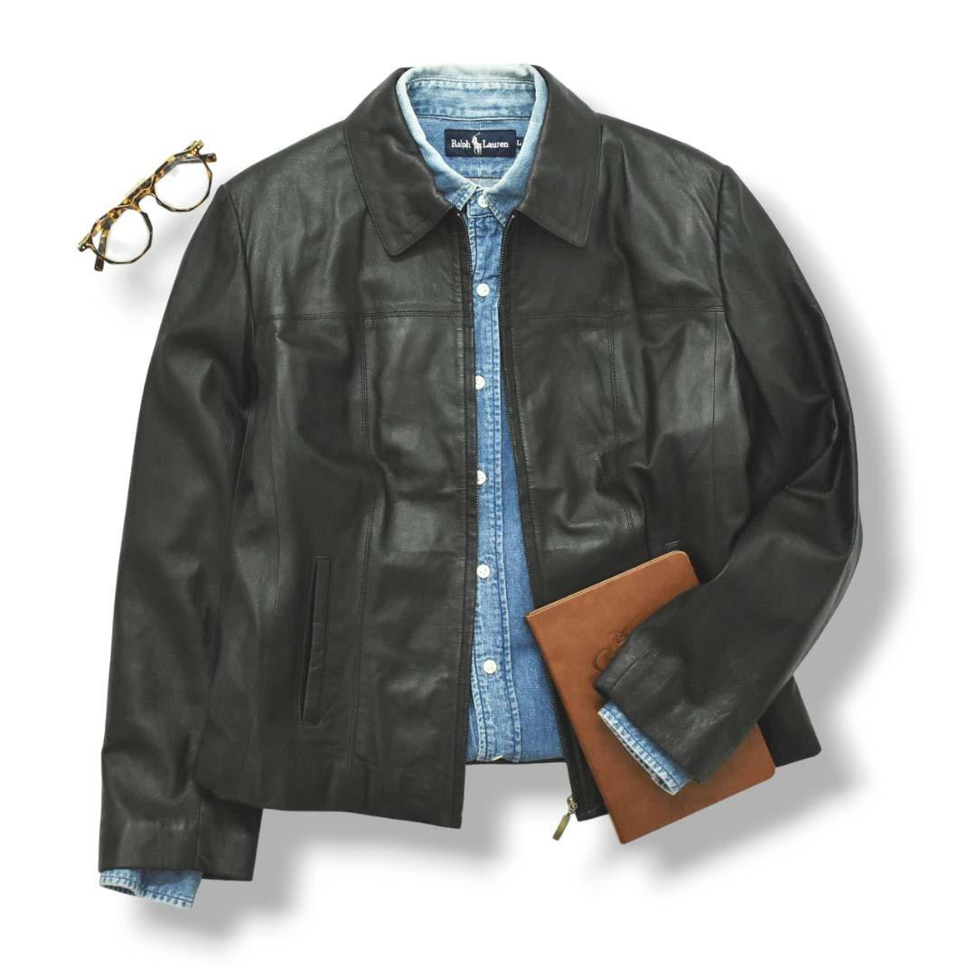 Kircilar Genuine Leather Jacket Black, Stylish Basic Design Kircilar Genuine Leather Jacket Black, Stylish Basic Design