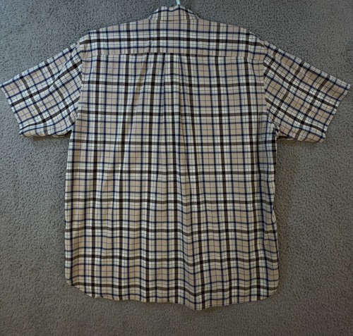Daniel Cremieux Signature Collection kariertes Button-Down-Hemd für Herren Large 100 % Co - Bild 10 von 13