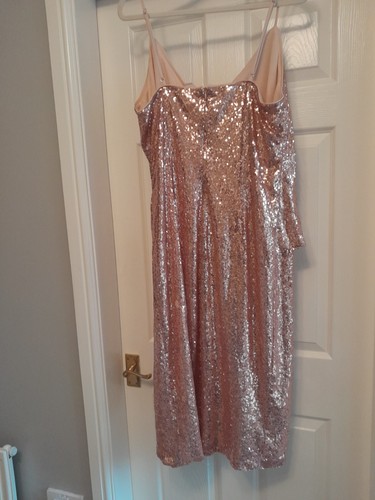 ladies sequin dress size 18 used - Picture 6 of 8