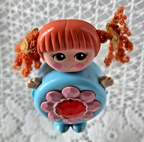 Vtg 1984 Galoob Sweet Secrets Gleamie Red Hair Blue Circle Red Heart Jewel - Picture 7 of 20