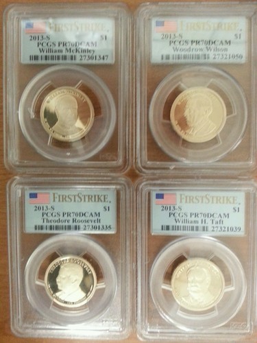 2013 S Presidential proof set 4 coins all pr70dcam PCGS FIRST STRIKE - Picture 1 of 3