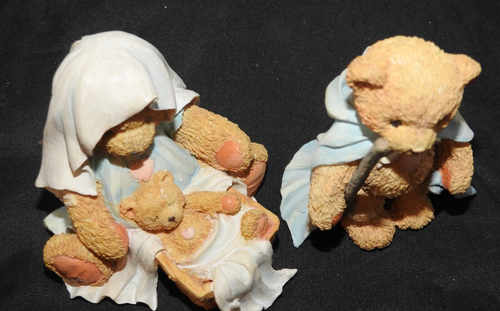1992 Cherished Teddies, Josh, Maria & Baby, with original box - Picture 8 of 9