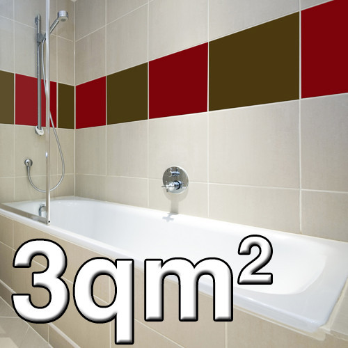 3,00 m² Fliesenfolie Fliesenposter Küche Bad Aufkleber 3,00 m² Fliesenfolie Fliesenposter Küche Bad Aufkleber