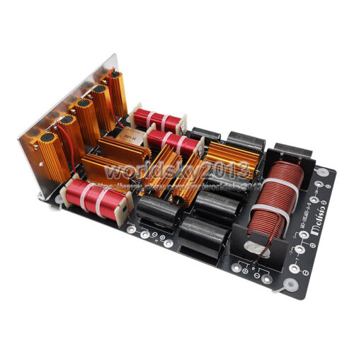 1pcs 3 Way 1800W Hi-Fi Audio Stage Crossover Speaker Frequency Divider Filter - Picture 3 of 8