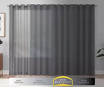 NEW!! Eclipse Hazel Geo Harbor Blackout Grommet Curtain Panel Geometric - Picture 8 of 12