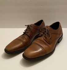 Florsheim Postino Cap Toe Leather Oxford, Men's Size 10M Cognac MSRP 120