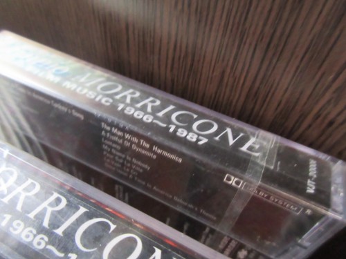 Ennio Morricone Film Music 1966-1987 Japan Sealed DBL Cassette Tape Sacco Vanzet - Picture 5 of 9