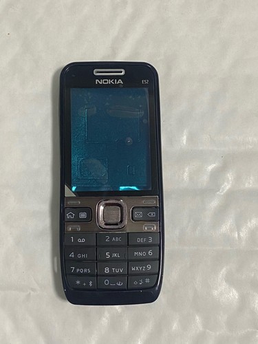 Ersatz Nokia E52 Cover Gehäuse komplett SCHWARZ mit Tastatur - Bild 1 von 2