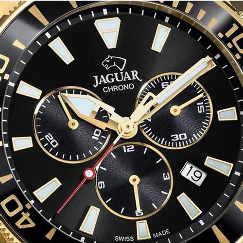 Jaguar Men's Swiss Quartz Chronograph Watch - Model J864/3, Gold-Tone Stainless - Picture 2 of 5