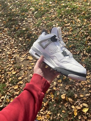 靴 Nike Air Jordan 4 Retro \"White/Cement\" Air Jordan 4 Retro 