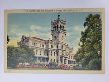The United States Soldier's Home, Washington, DC. Vintage Linen Postcard