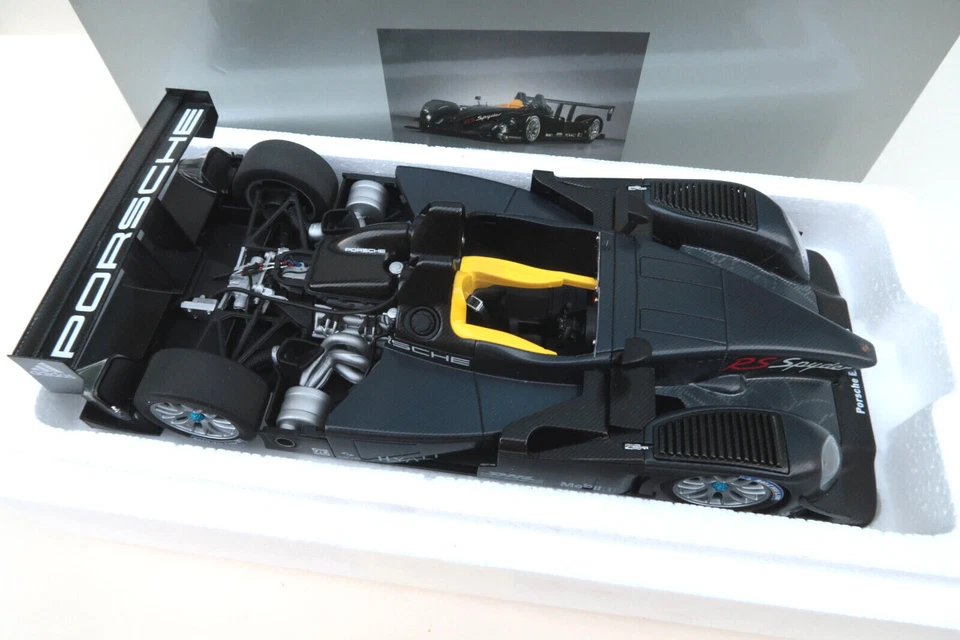 Porsche RS Spyder Carbon Le Mans 2007 AUTOart 1/18 Etat Neuf + Boite no CMC BBR - Photo 3/4