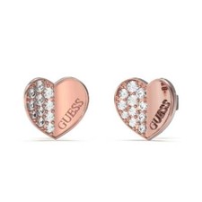 Guess Heart Stud Earrings UBE03038JWRG - RRP £39.00