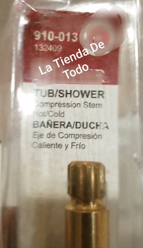 TUB SHOWER FAUCET COMPRESSION STEM VALVE FITS 910 013 OR 910013 FOR 132409 READ - Picture 3 of 4