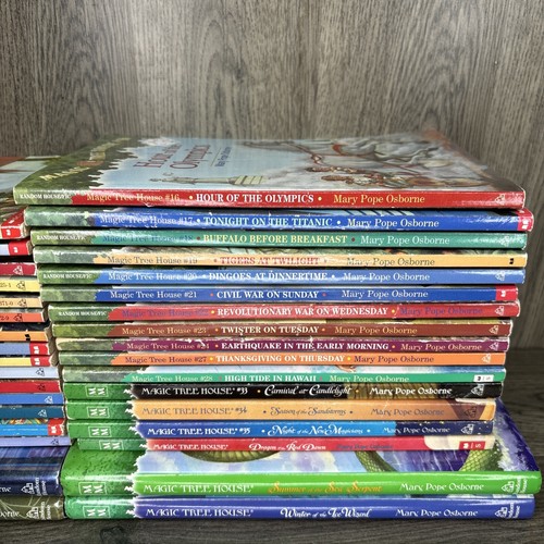 Magic Tree House Boxed Set Books 1-24  Lot Of 34 Paperback Hardback - Picture 4 of 7