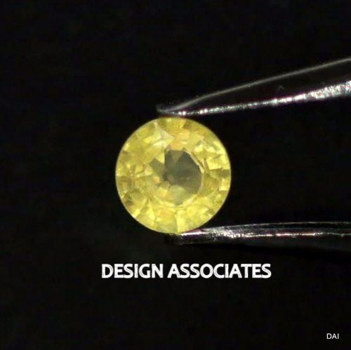 ZAFIRO AMARILLO 4,5 MM CORTE REDONDO EXTRAÍDO Y TRATADO AAA - Imagen 1 de 1