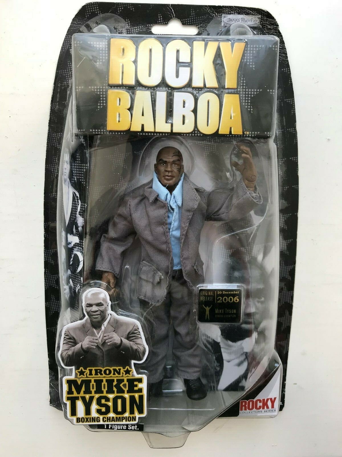 Nuevo Y En Caja Rocky Balboa Boxeo Hierro Mike Tyson JAKKS Clásico Figura Traje Nuevo Y En Caja Rocky Balboa Boxeo Hierro Mike Tyson JAKKS Clásico Figura Traje