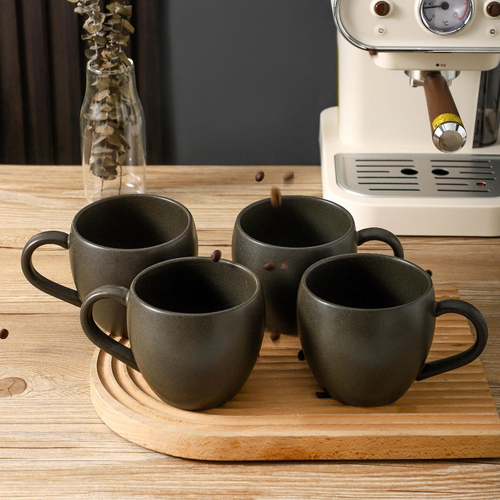 Coffee Mugs Set of 4, Ceramic 16 Oz Coffee Cups for Tea, Milk, Cereal, Cappuccin - Picture 4 of 8