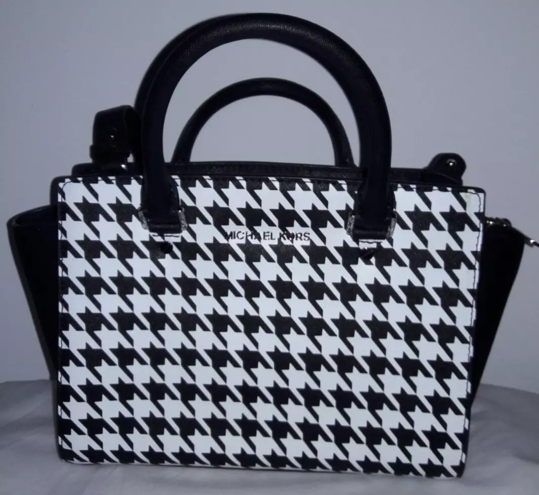 Michael kors top houndstooth purse