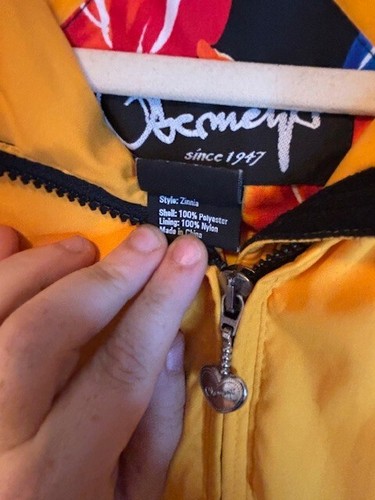 Obermeyer Coat Women's Size 8 Zinnia Hooded Ski Snowboard Outdoor Gold Black - Picture 4 of 4