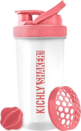 NEW Shaker Bottle 28oz Plastic Protein Mixer with Whisk Ball for Gym and Workout - Picture 76 of 82