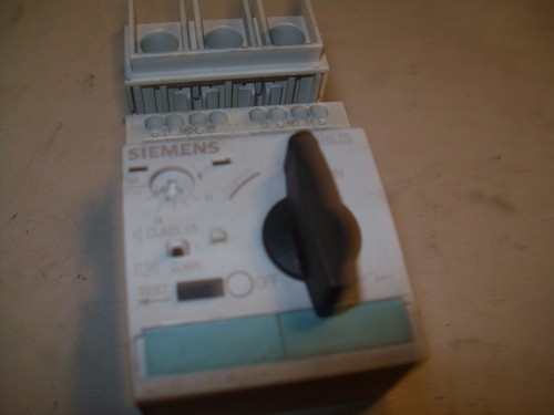 SIEMENS 3RV1021-4AA10 INTERRUTTORE REGOLATORE MOTORE 11-16A P5654 - Foto 5 di 10