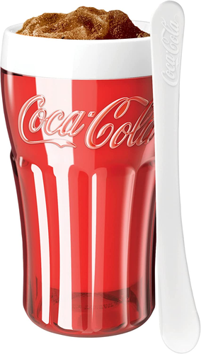 Coca-Cola Float & Slushy Maker, Retro Make and Serve Cup with Freezer Core Creat - Picture 7 of 12