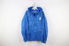 Vintage 70s 80s Streetwear Mens Medium General Mills Packable Anorak Jacket Blue