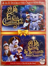NEW~Elf On The Shelf Pets~A Fox Cub's Christmas Tale, Santa's St Bernards~DVD