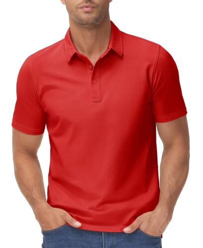 Camisas polo informales para hombre de manga corta de secado rápido de golf deportivas de verano - Imagen 114 de 131