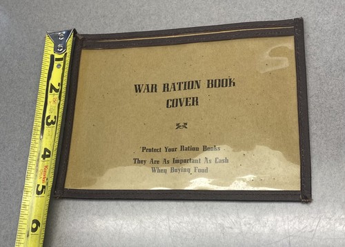 vintage ww2 War Ration Book Cover Sleeve - Picture 4 of 5