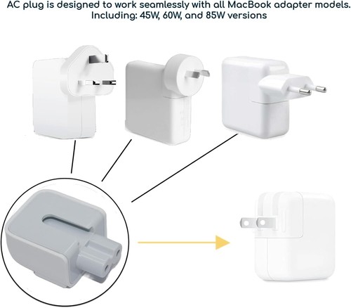 AC Power Adapter Plug Travel Charger Wall Plug Converter US Standard - Bild 2 von 7