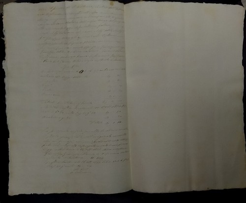 1847 ATTO DI GABELLA CON CARTA FILIGRANATA -RE FERDINANDO( 541)) - Foto 3 di 6