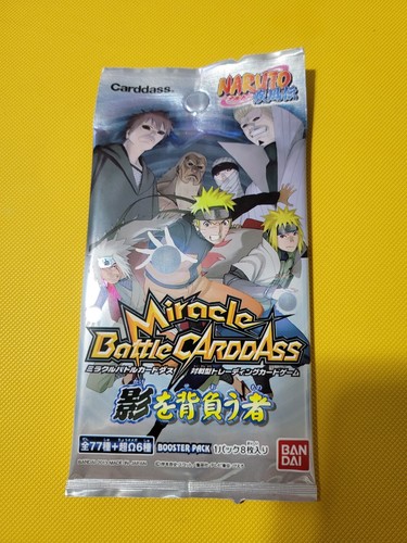 Bandai Japanese Miracle Battle Carddass Naruto Booster Pack Nr04 - Bild 1 von 2