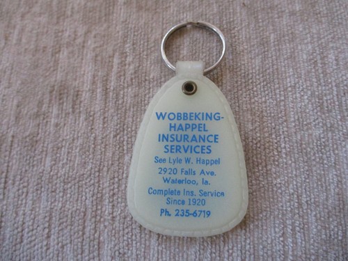 Vintage 1970's/80's Plastic Key Chains Advertising Businesses Waterloo, Iowa - Picture 11 of 12